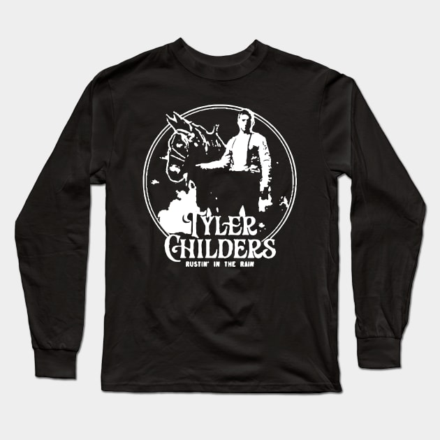 Vintage Tyler Childers 1 Long Sleeve T-Shirt by Jennifer Bourbonnais